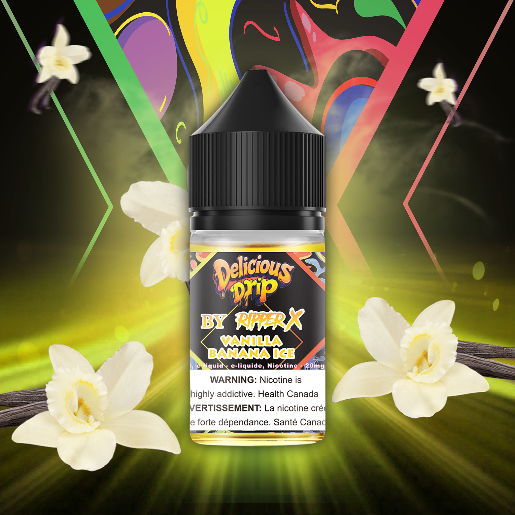 Vanilla Banana Ice (20mg) Delicious Drip <b Style="color:red">(Tax Incl.)</b>
