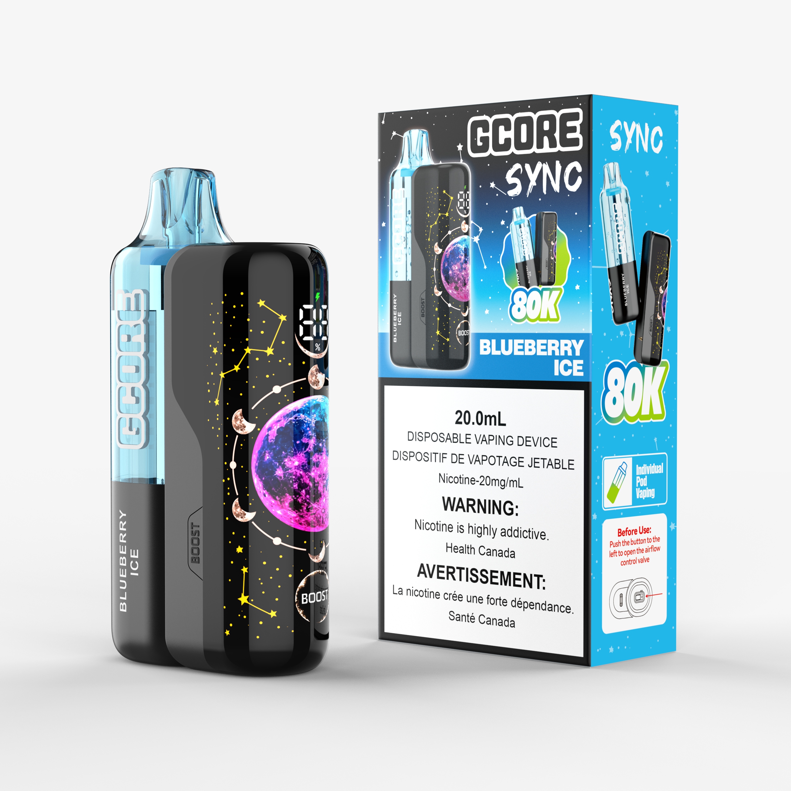 Blueberry Gcore Sync Kit (20ML) (20MG/ML) <b Style="color:red">(Tax Incl.)</b>