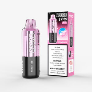 Peach Ice Gcore Sync <b Style="color:red">(Pod Only)</b> (20ML) (20MG/ML) <b Style="color:red">(Tax Incl.)</b>
