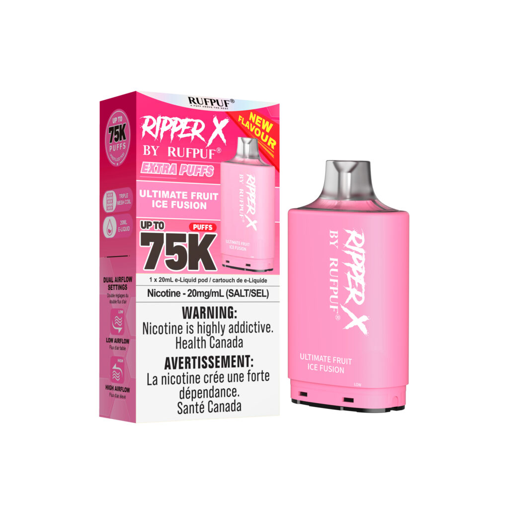 Ultimate Fruit Ice Fusion RIPPER X 75K (Pod Only) <b Style="color:red">(Tax Incl.)</b>