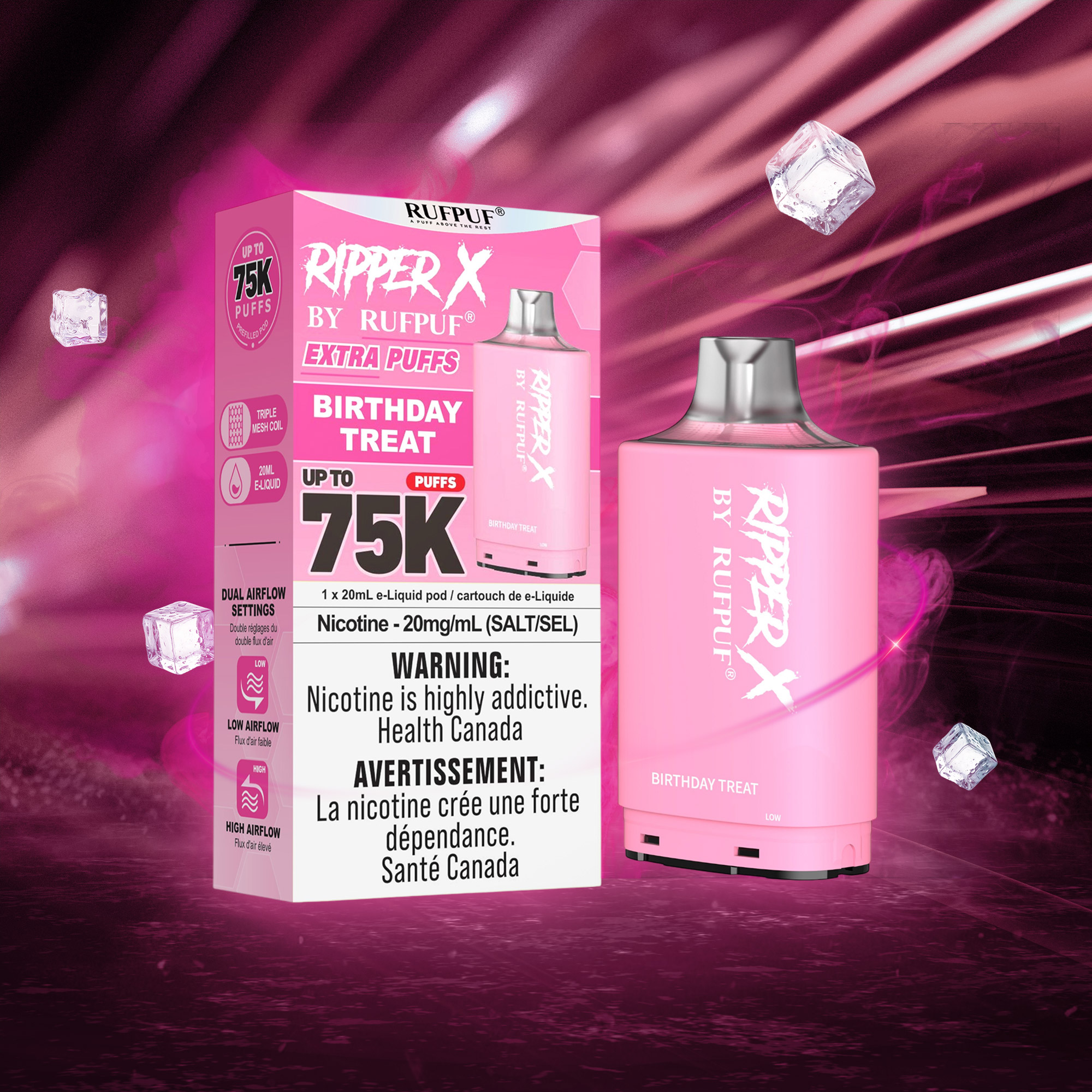 Birthday Treat RIPPER X 75K (Pod Only) <b Style="color:red">(Tax Incl.)</b>