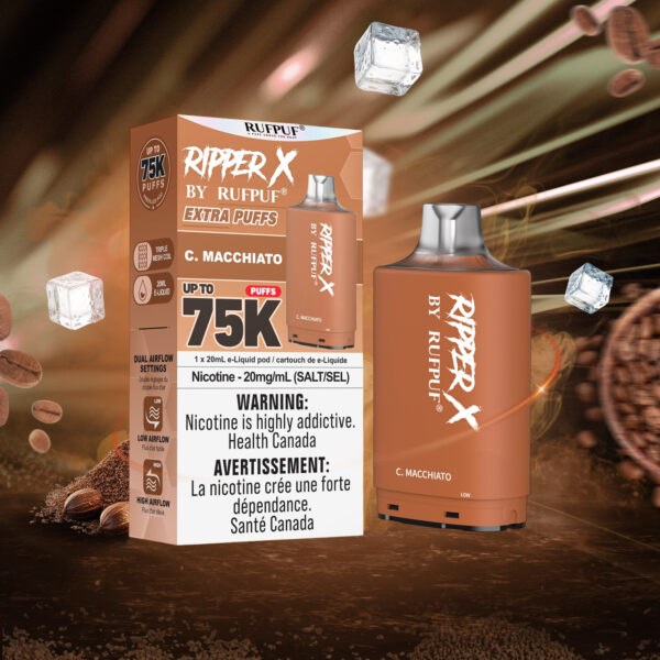 C. MACCHIATO RIPPER X 75K (Pod Only) <b Style="color:red">(Tax Incl.)</b>