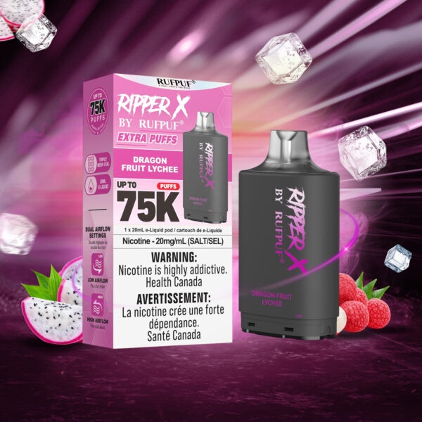 Dragon Fruit Lychee RIPPER X 75K (Pod Only) <b Style="color:red">(Tax Incl.)</b>