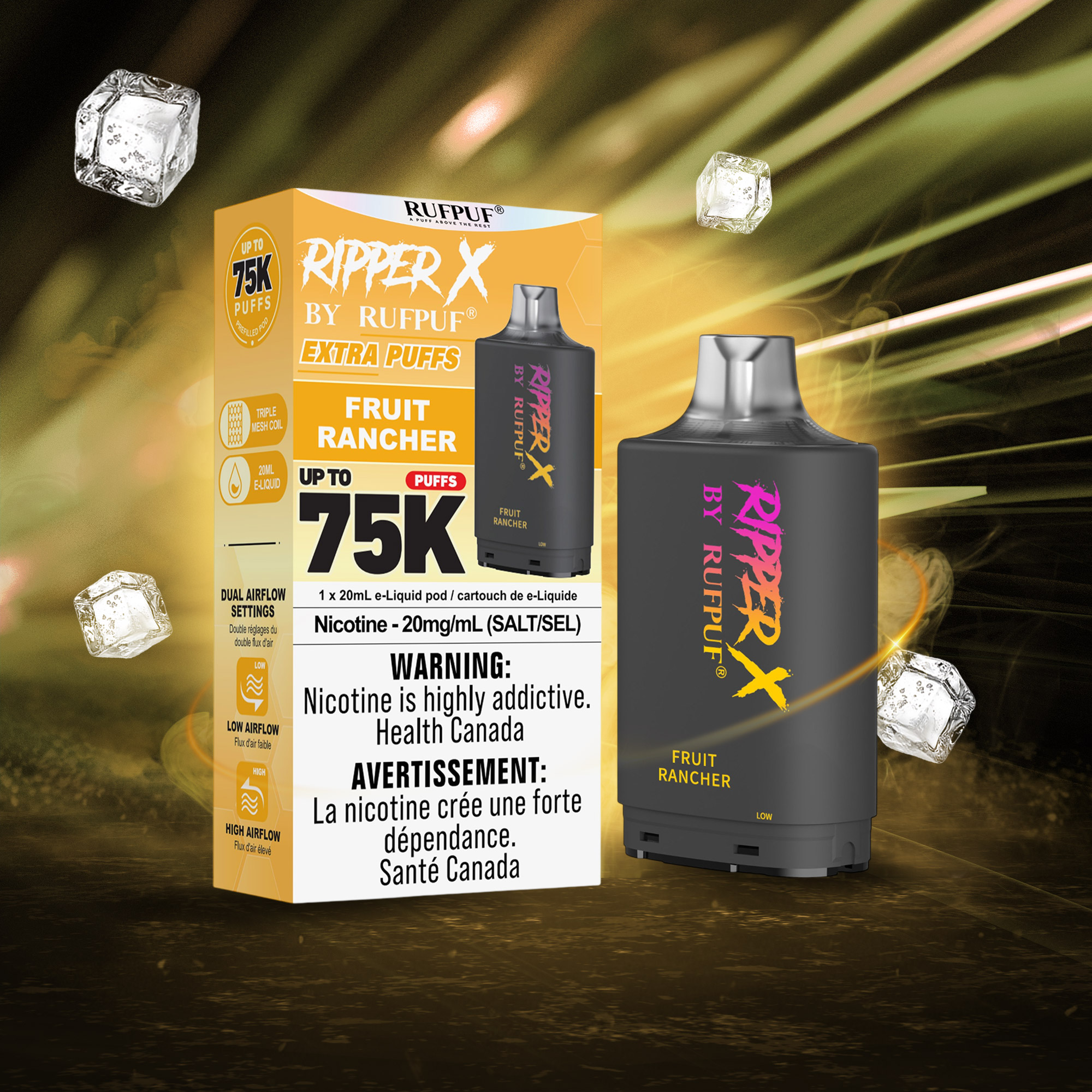 Fruit Rancher RIPPER X 75K (Pod Only) <b Style="color:red">(Tax Incl.)</b>