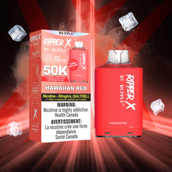 Hawaiian Red RIPPER X 50K (Pod Only) <b Style="color:red">(Tax Incl.)</b>