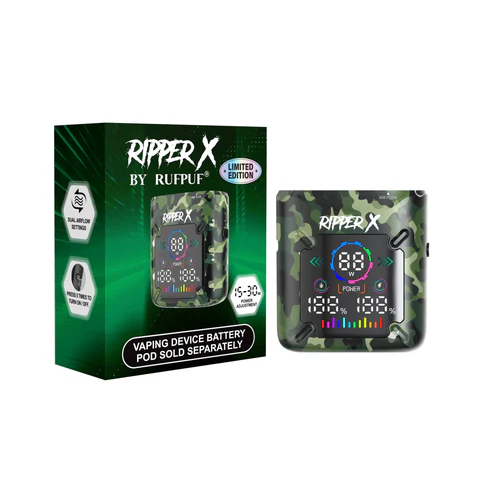 Green Camo Ripper X New Battery <b style="color:red">(Tax not Incl.)</b>