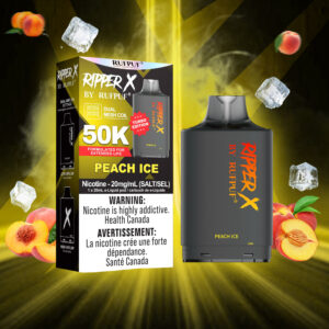 Peach Ice RIPPER X 50K (Pod Only) <b Style="color:red">(Tax Incl.)</b>