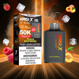 Peach Raspberry RIPPER X 50K (Pod Only) <b Style="color:red">(Tax Incl.)</b>