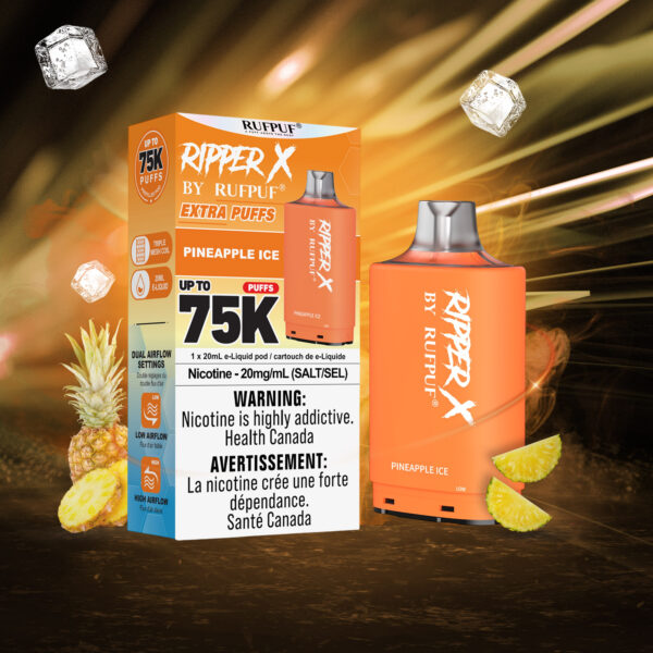 Pineapple Ice RIPPER X 75K (Pod Only) <b Style="color:red">(Tax Incl.)</b>