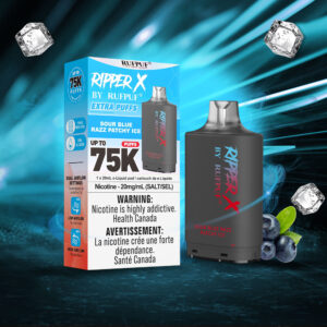 Sour Blue Razz Patchy Ice RIPPER X 75K (Pod Only) <b Style="color:red">(Tax Incl.)</b>