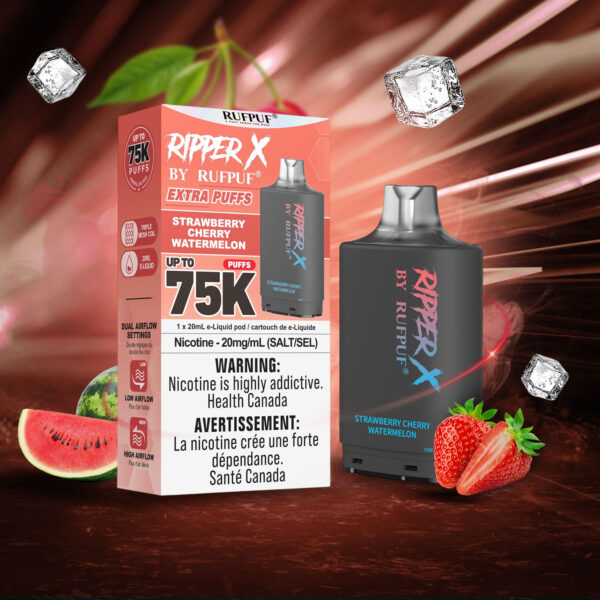 Strawberry Cherry Watermelon RIPPER X 75K (Pod Only) <b Style="color:red">(Tax Incl.)</b>