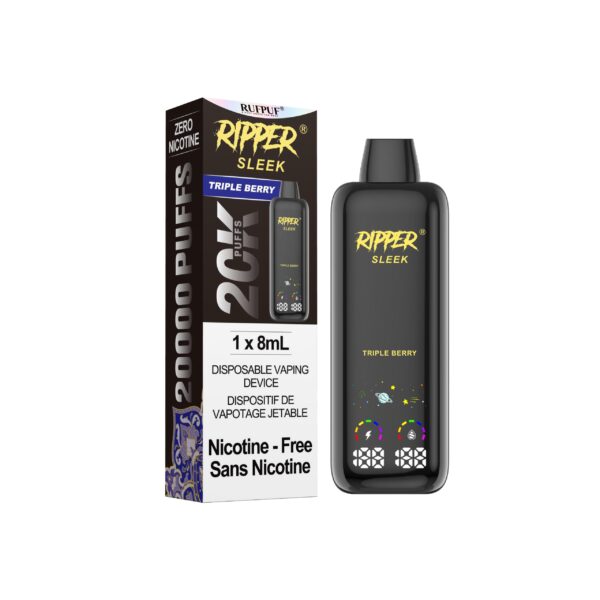 Triple Berry  (8ml) Ripper Sleek Zero Nic 20K <b Style="color:red">(Tax Incl.)</b>