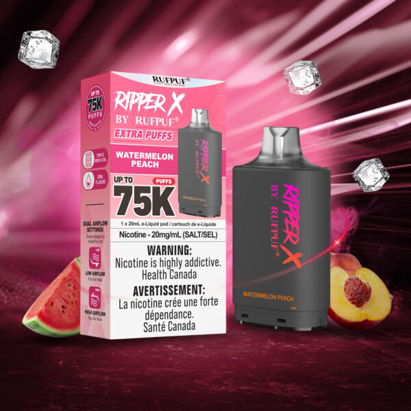 Watermelon Peach RIPPER X 75K (Pod Only) <b Style="color:red">(Tax Incl.)</b>