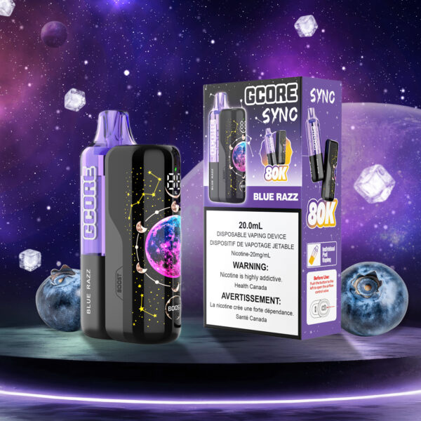 Blue Razz Gcore Sync Kit (20ML) (20MG/ML) <b Style="color:red">(Tax Incl.)</b>