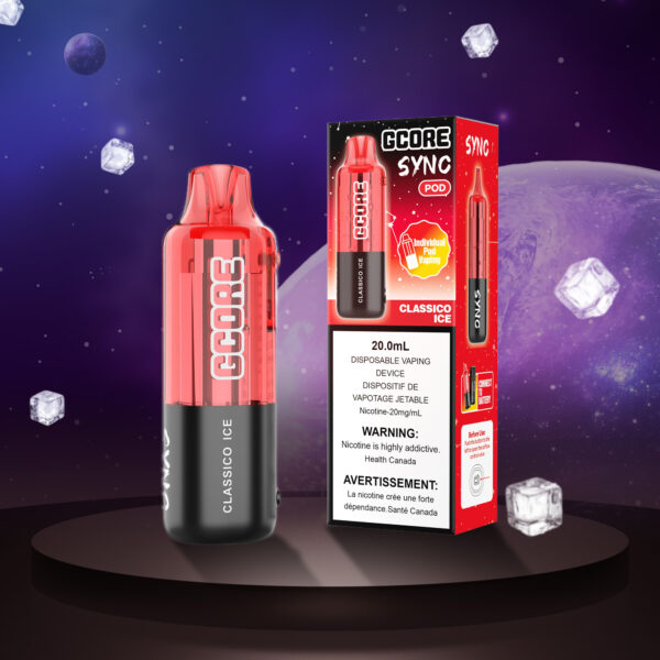 Classico Ice Gcore Sync <b Style="color:red">(Pod Only)</b> (20ML) (20MG/ML) <b Style="color:red">(Tax Incl.)</b>
