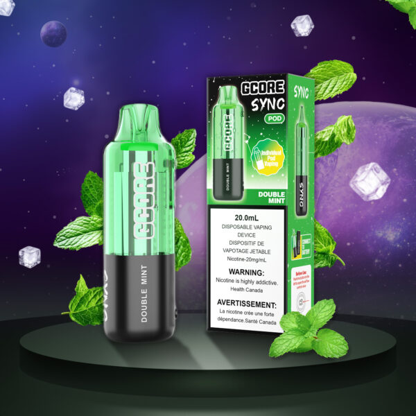 Double Mint Gcore Sync <b Style="color:red">(Pod Only)</b> (20ML) (20MG/ML) <b Style="color:red">(Tax Incl.)</b>