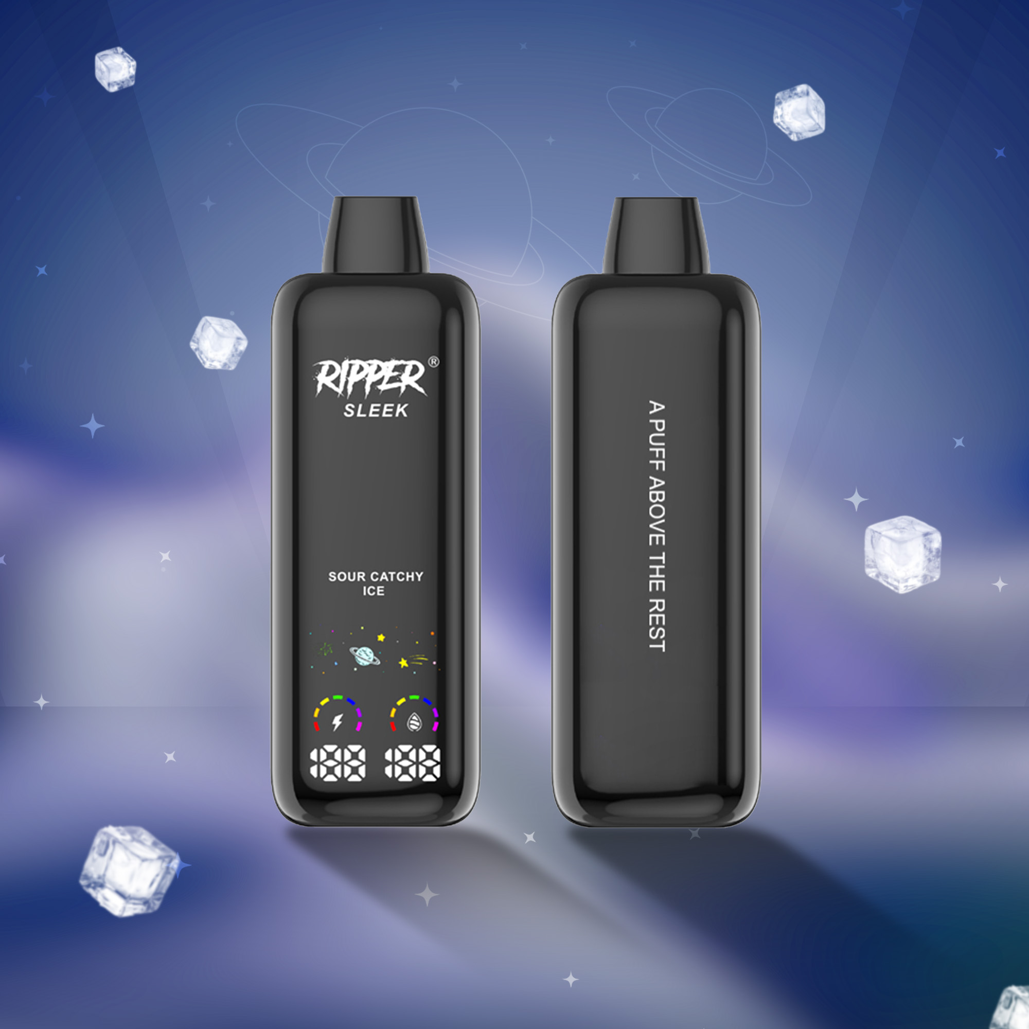 Sour Catchy Ice  (8ml) Ripper Sleek Zero Nic 20K <b Style="color:red">(Tax Incl.)</b>