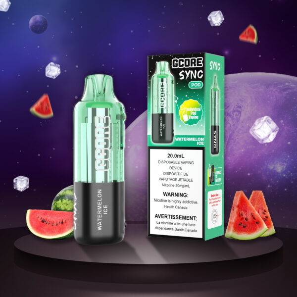 Watermelon Ice Gcore Sync  <b Style="color:red">(Pod Only)</b>(20ML) (20MG/ML) <b Style="color:red">(Tax Incl.)</b>