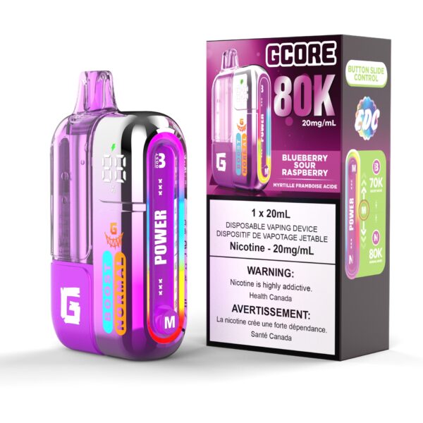 Blueberry Sour Raspberry Gcore G (20ML) (20MG/ML) <b Style="color:red">(Tax Incl.)</b>