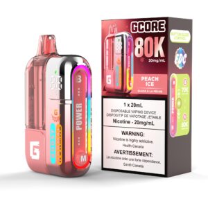 Peach Ice Gcore G (20ML) (20MG/ML) <b Style="color:red">(Tax Incl.)</b>