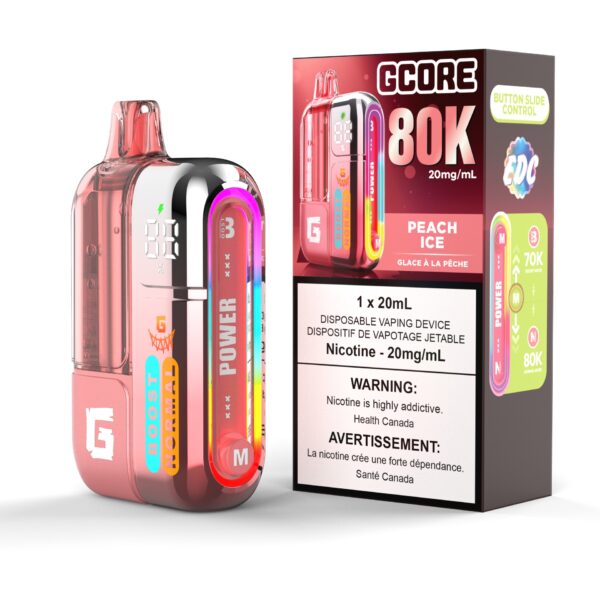 Peach Ice Gcore G (20ML) (20MG/ML) <b Style="color:red">(Tax Incl.)</b>