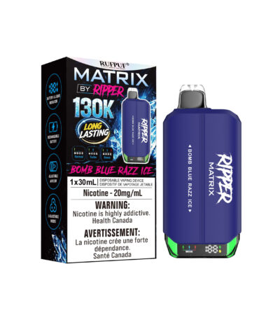 Bomb Blue Razz Ice MATRIX 130K (20mg/ml)<b Style="color:red">(Tax Incl.)</b>